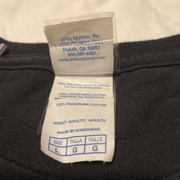 BLACK & WHITE I'M JUST HERE FOR THE FOOD MENS T-SHIRT SIZE LARGE GRAPHIC TEE FUN - Picture 5 of 13